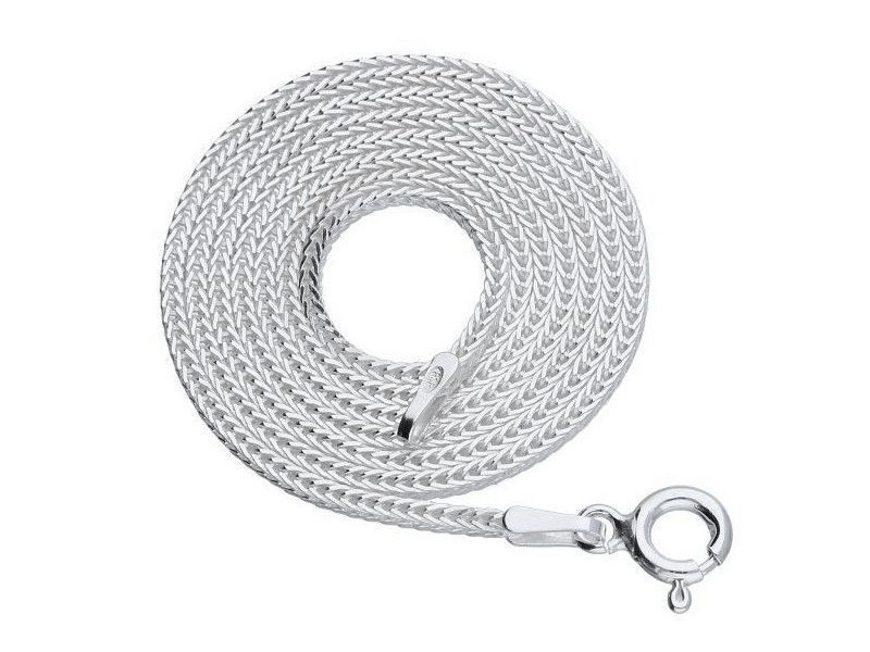 Delikatny Srebrny Łańcuszek Lisi Ogon Kwadrat 60Cm Knd-4-090_60