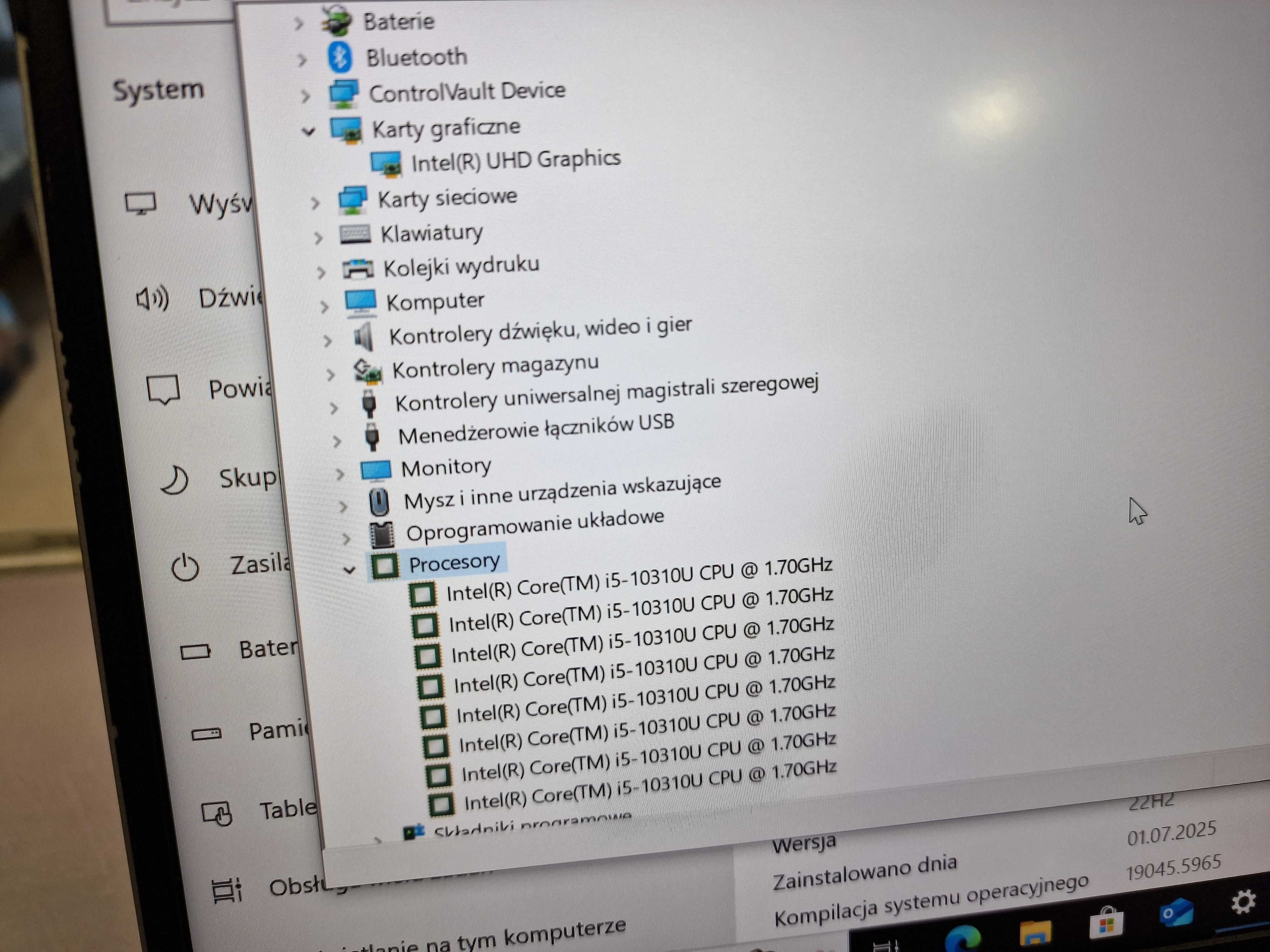 DELL Latitude 5410/ i5-10310U/ 8GB/ 256GB/ 14" FHD/ UHD Graphics/ W10P