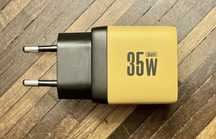 35W GaN ASOMETECH szybka mocna ładowarka 2 porty USB-C USB wyświetlacz