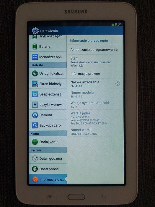 Tablet Samsung Galaxy Tab 3 Lite SM-T110