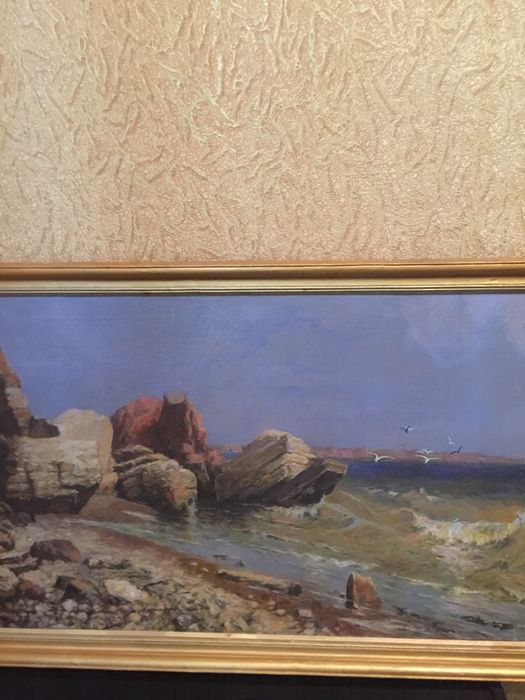 Живопись, морской пейзаж ,картина маслом.