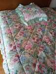 Colcha de Casal Dupla fase. Flores