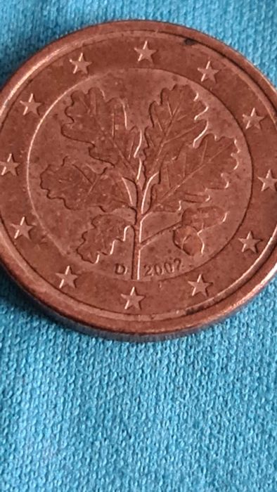 Moeda de 1 cêntimos de D 2002