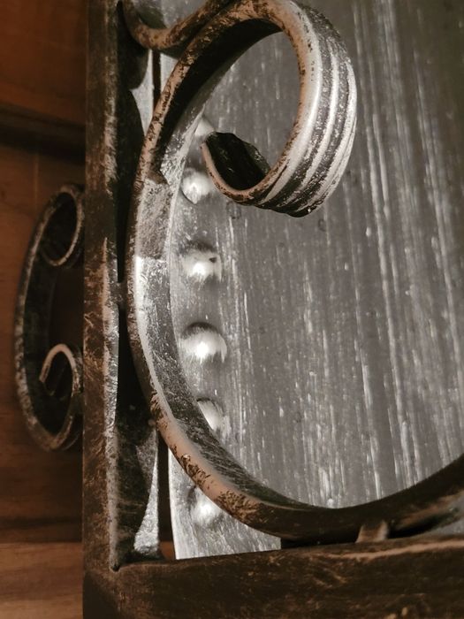 Kosz kuty ręcznie na drewno/Rękodzieło