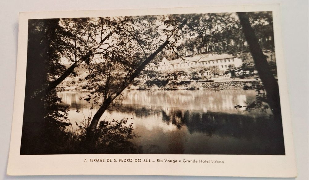 Postais ilustrados antigos Portugal Termas S. Pedro do Sul 1962