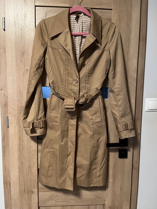 H&M divided trencz płaszcz 36