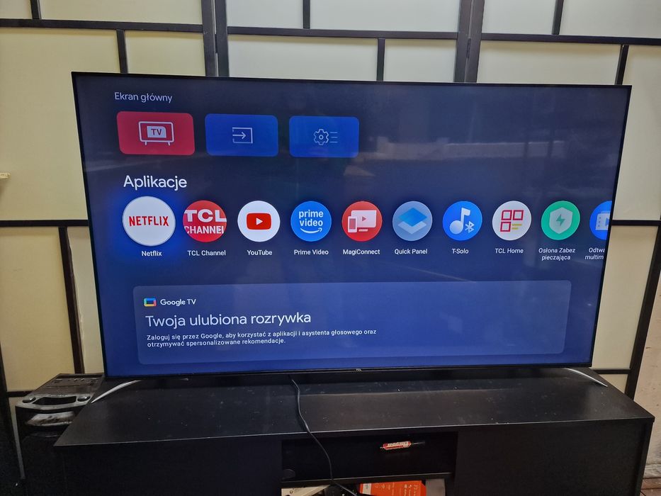 Jak Nowy TCL 65cali 4K UHD Google TV