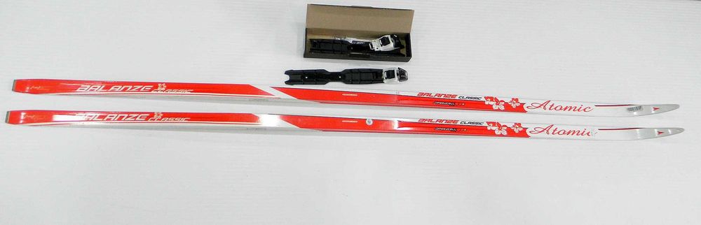 nowe narty biegowe ATOMIC Balanze 196cm z łuską +wiąz. Salomon Prolink