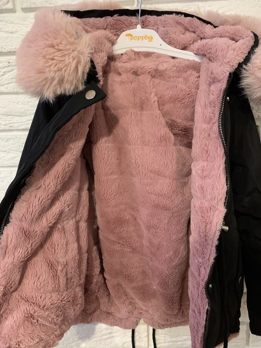 Крута двохстороння курточка парка на зиму непромокаюча тканина