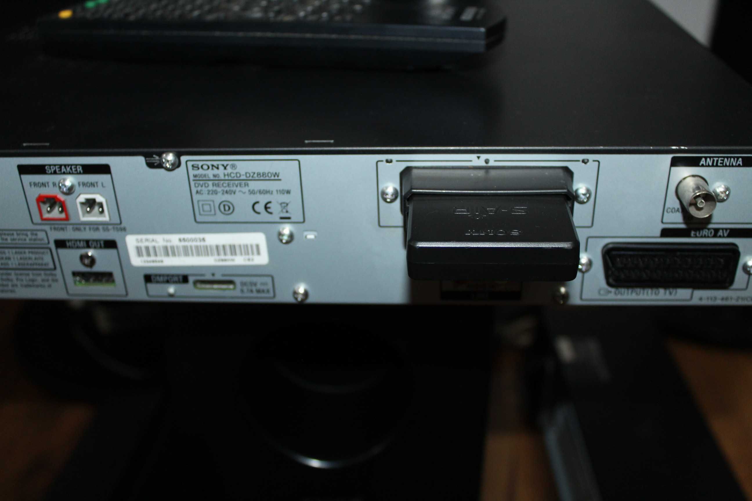 SONY DAV-DZ880W Zestaw kina domowego amplituner kolumn DVD USB Wysyłka