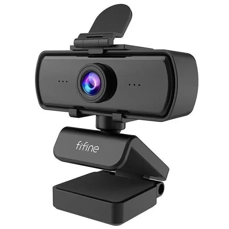 Вебкамера Fifine K420 для комп'ютера з мікрофоном і штативом