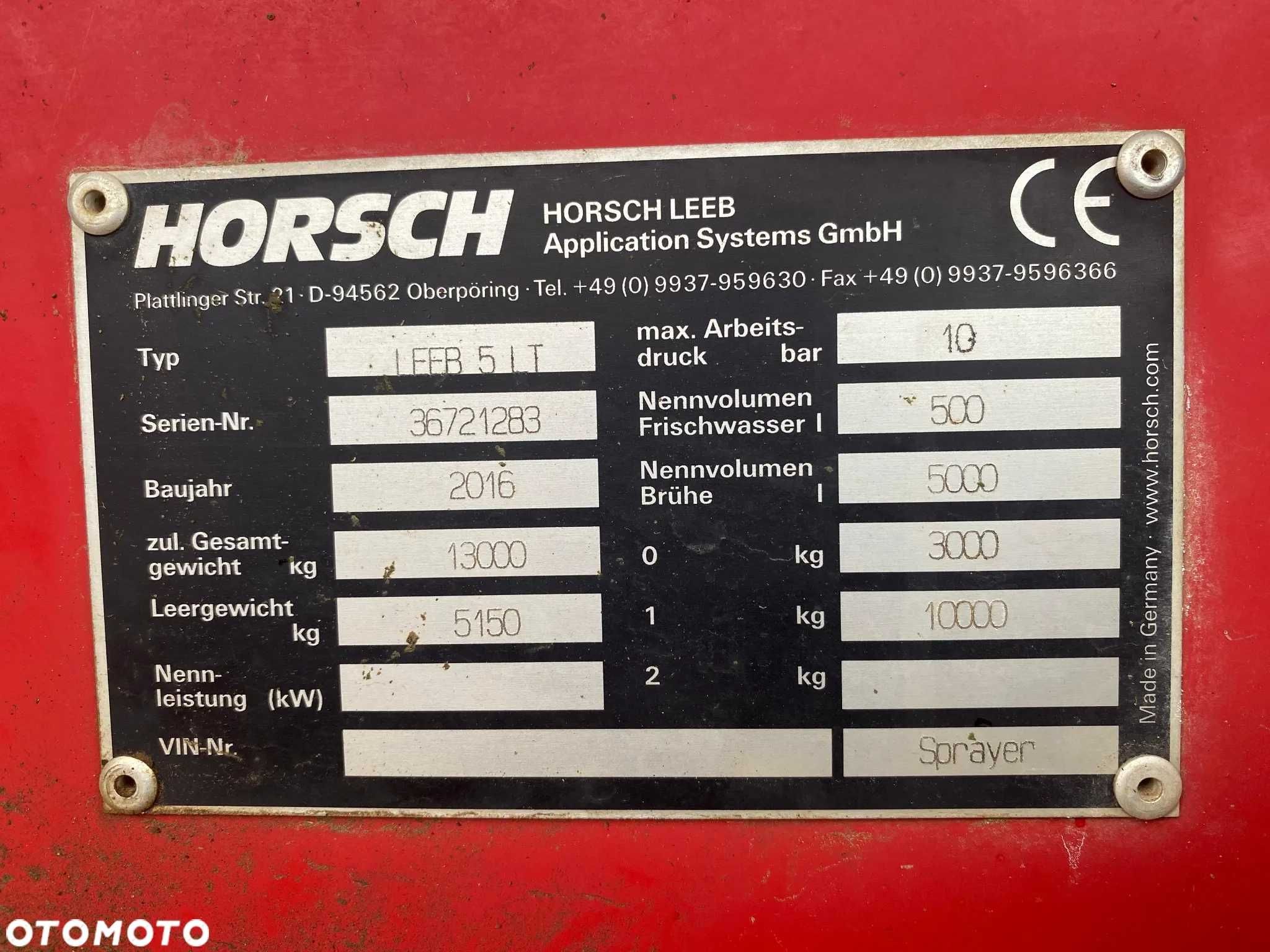 opryskiwacz Horsch Leeb 5 LT (24 m)