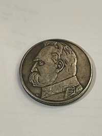 Moneta 10 zł Józef Piłsudski 1934 r., srebro
