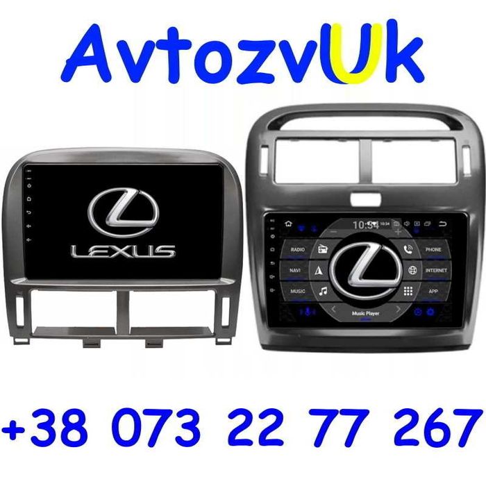 Android 14 LEXUS LS 430 Лексус ЛС GPS DVD USB 2 дин CarPlay Магнитола