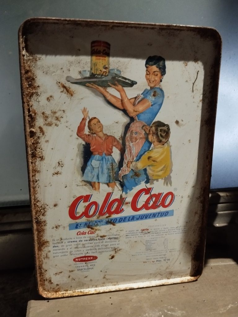 Lata antiga cola cao