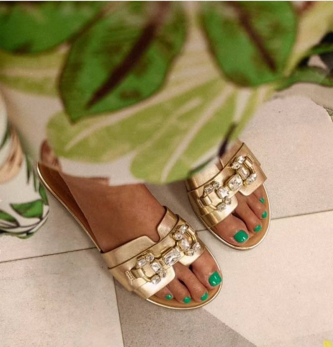 Шльопки Bugatti 38 золотисті