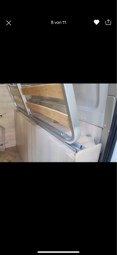 Łóżko Camper Kamper Campervan Ducato Boxer Jumper