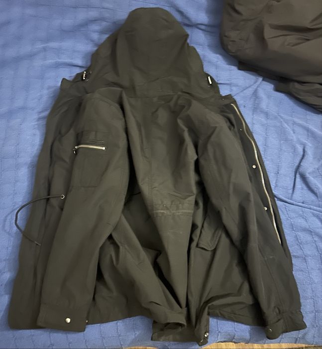 Двойной пуховик-куртка от zara, размер: S