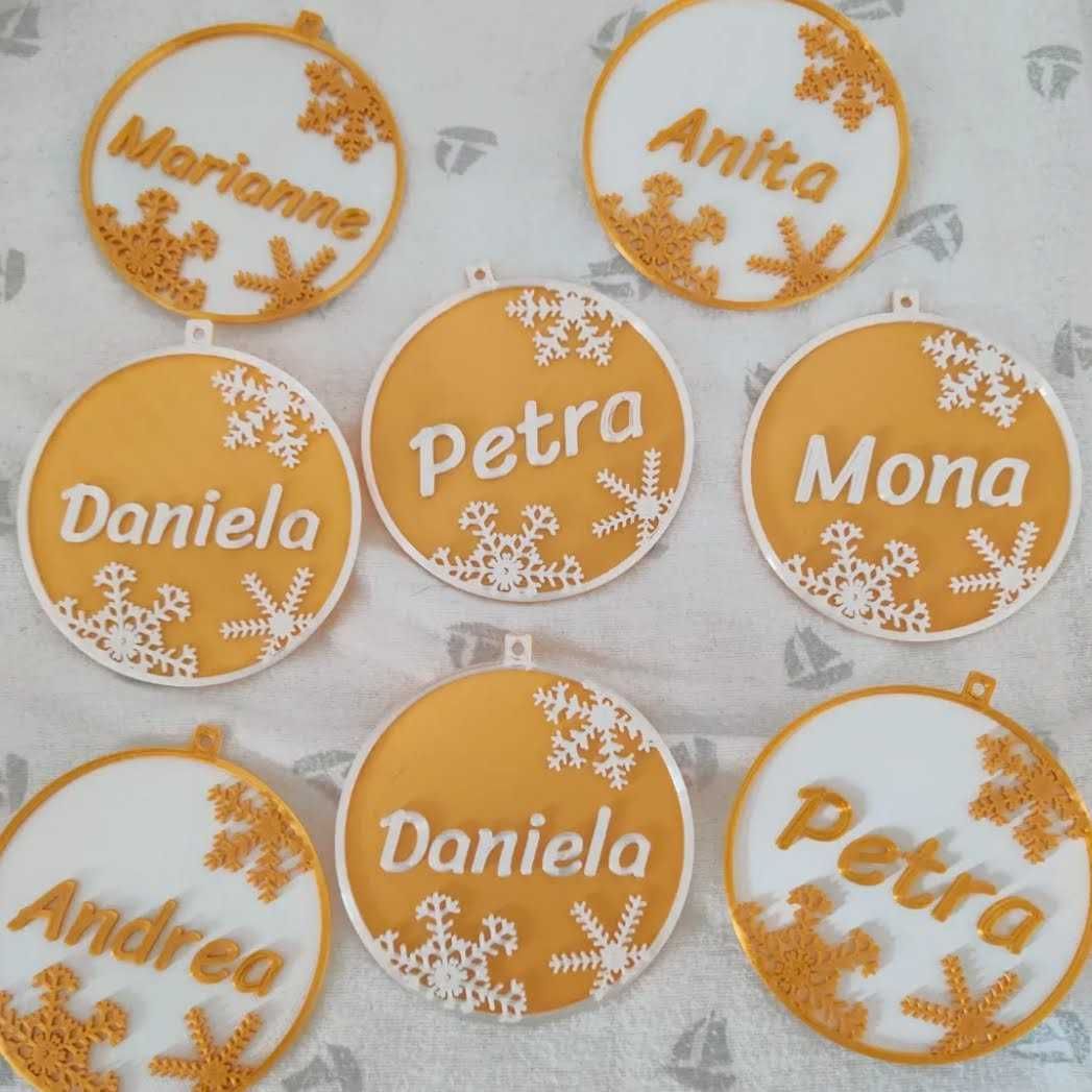 Decoração Natal com nome personalizado a escolha