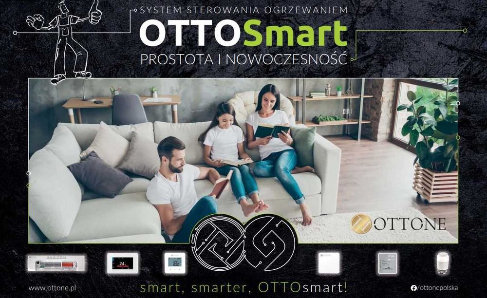 Czujnik Temperatury Bezprzewodowy Ottosmart4r Do Regulatora Ogrzewania