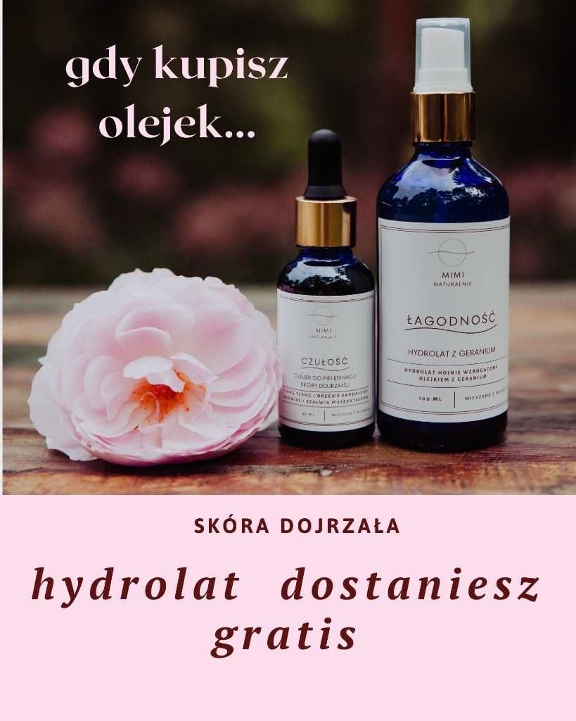 Olejek do twarzy CZUŁOŚĆ PREMIUM + hydrolat GRATIS // cera dojrzała