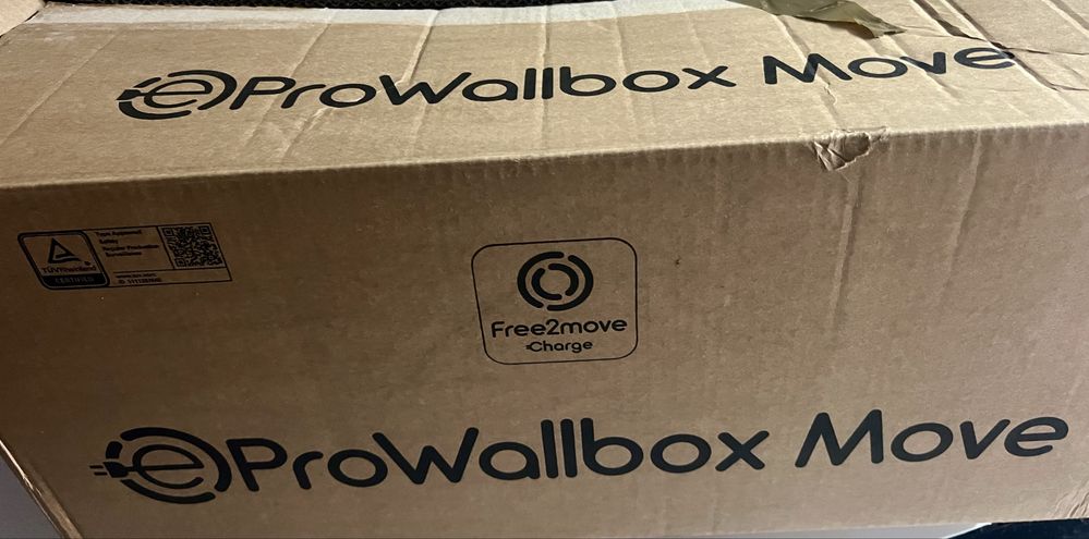 eProWallbox Move Free2move carregador carro Electrico 50%