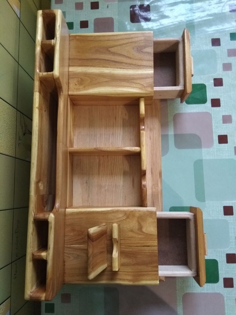 Пенал деревянный органайзер для канцтоваров поделка канцтовары