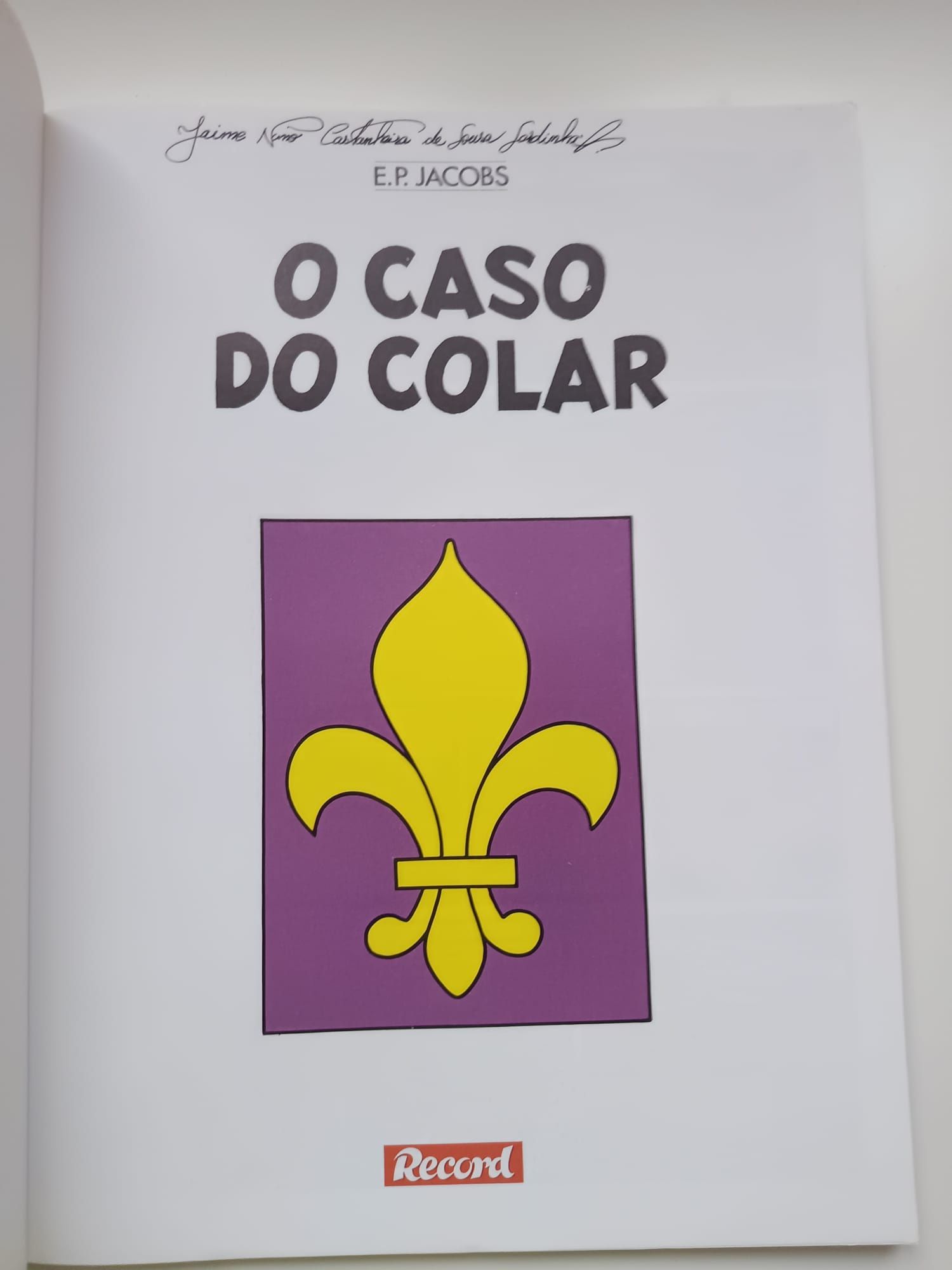 O caso do colar -  as aventuras de blake e mortimer