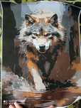 Plakat z wilkiem 30x40 cm