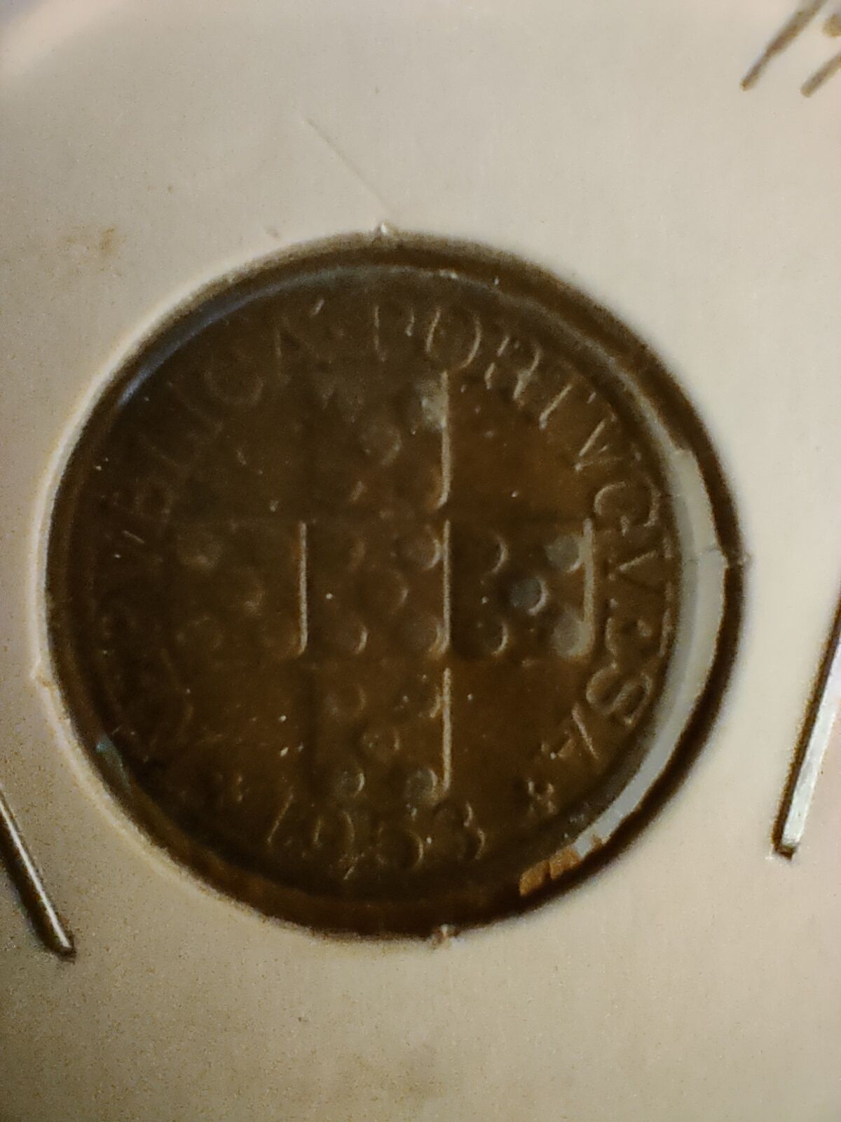 Moeda de 20 centavos de 1953