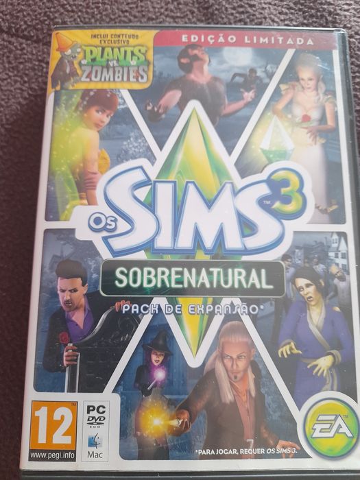 Jogo  sims 3  sobrenatural