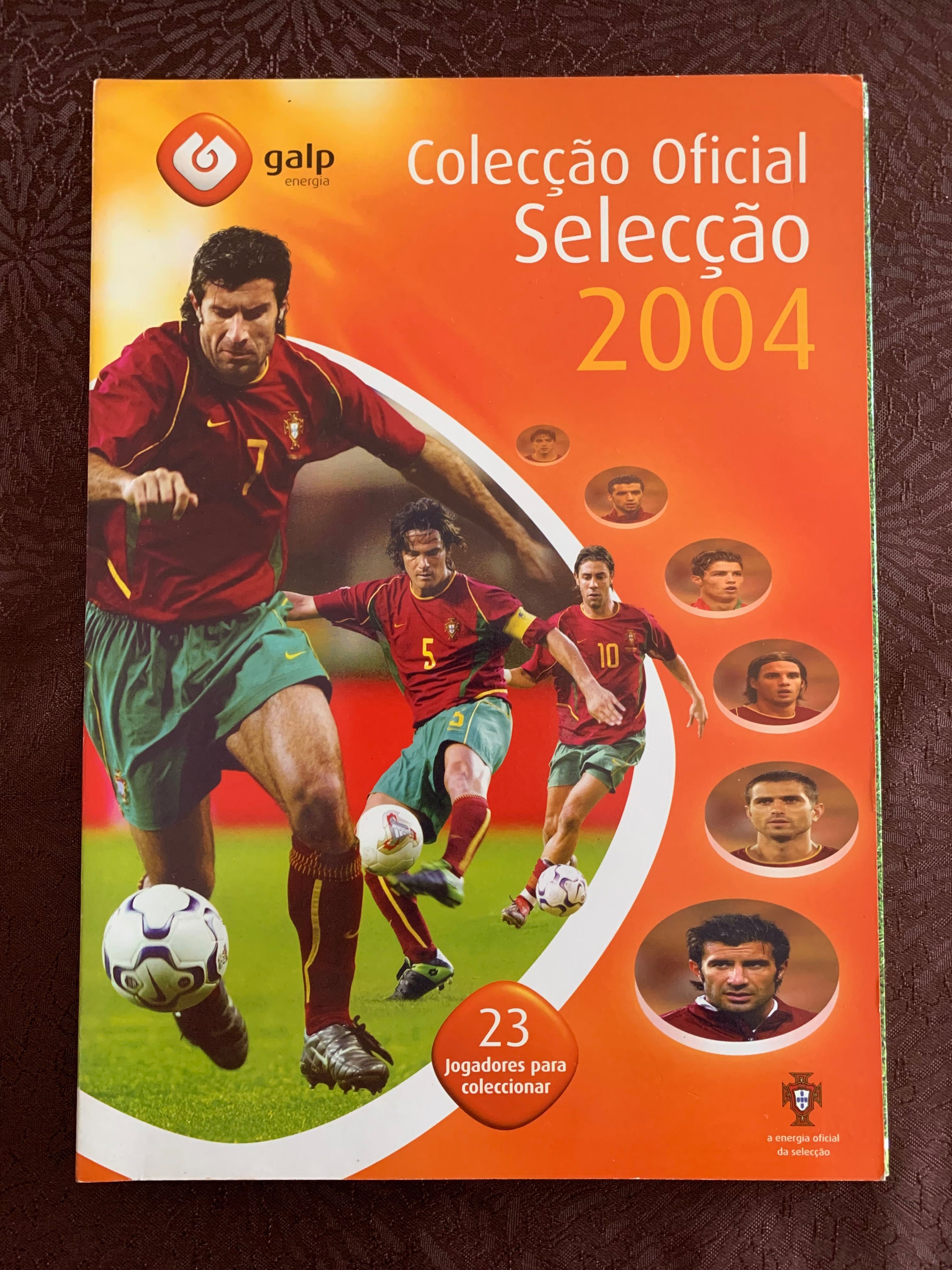 Caderneta Galp Coleção Oficial Seleção 2004