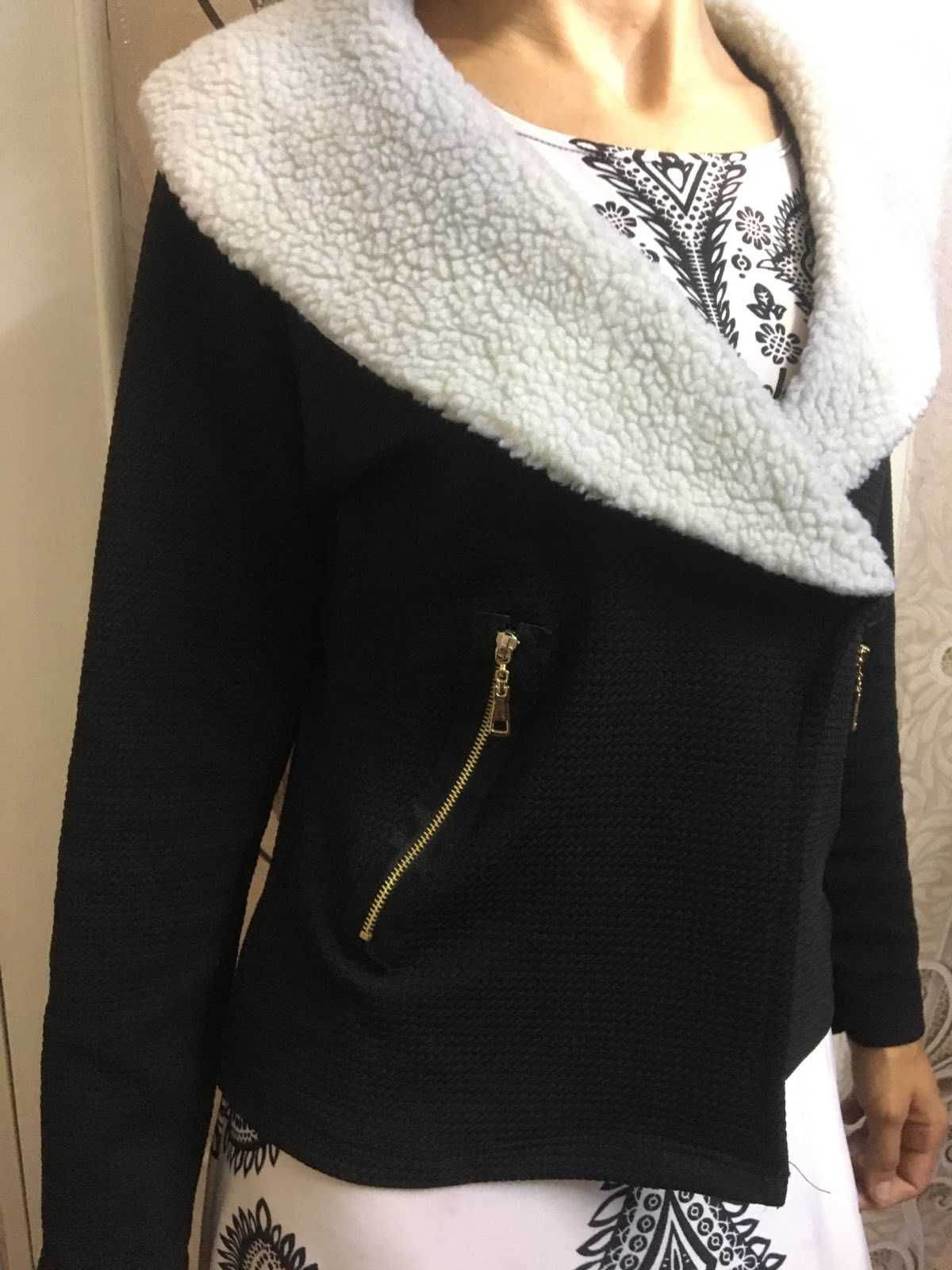 Пиджак накидка болеро размер 42 s 44 м люрекс ажурное