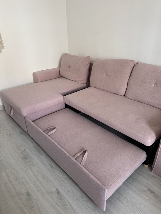 Sofá-cama Chaise Longue 3 Lugares