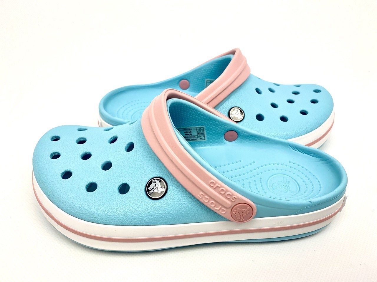 Мужские, женские Кроксы Crocs Crocband Купить со скидкой Киев 38 пудра