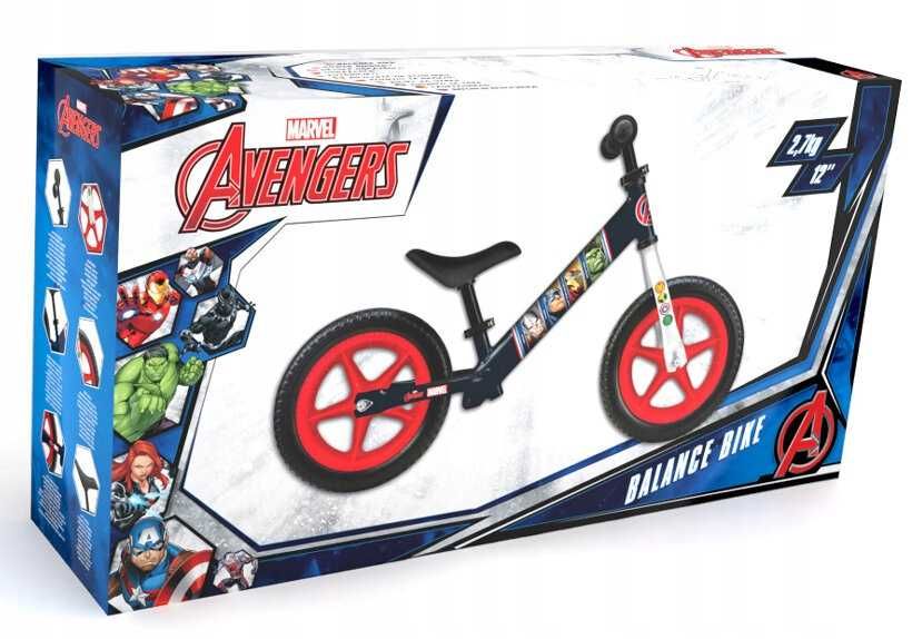 NOWY Rowerek biegowy MARVEL Avengers SUPER CENA