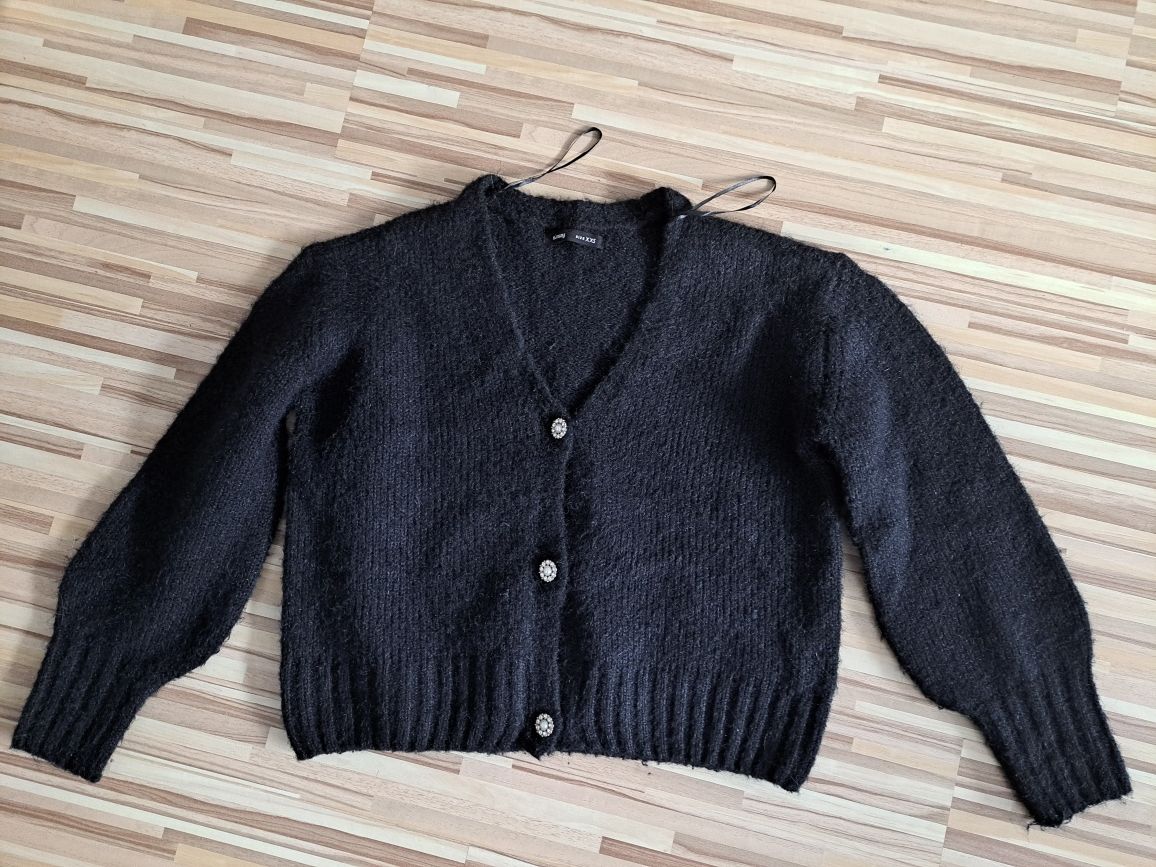 Sweter,  kardigan sinsay xxs ozdobne guziki