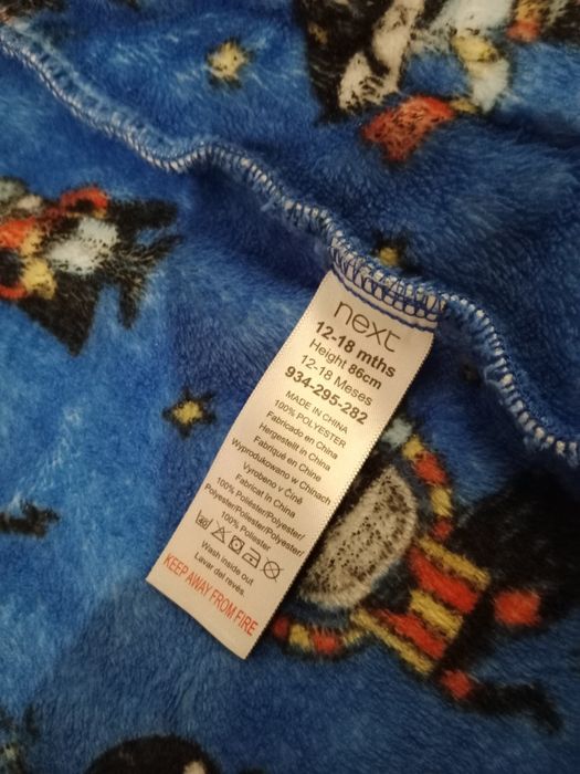 Szlafrok chłopiec 12 18 miesięcy  86 cm