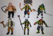 6 Figuras Tartarugas Ninja (TMNT)