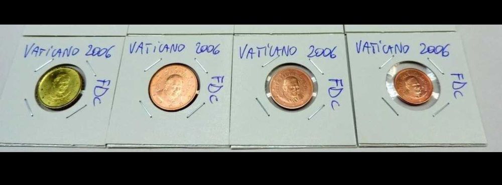 8 Moedas Vaticano em FDC - 2006