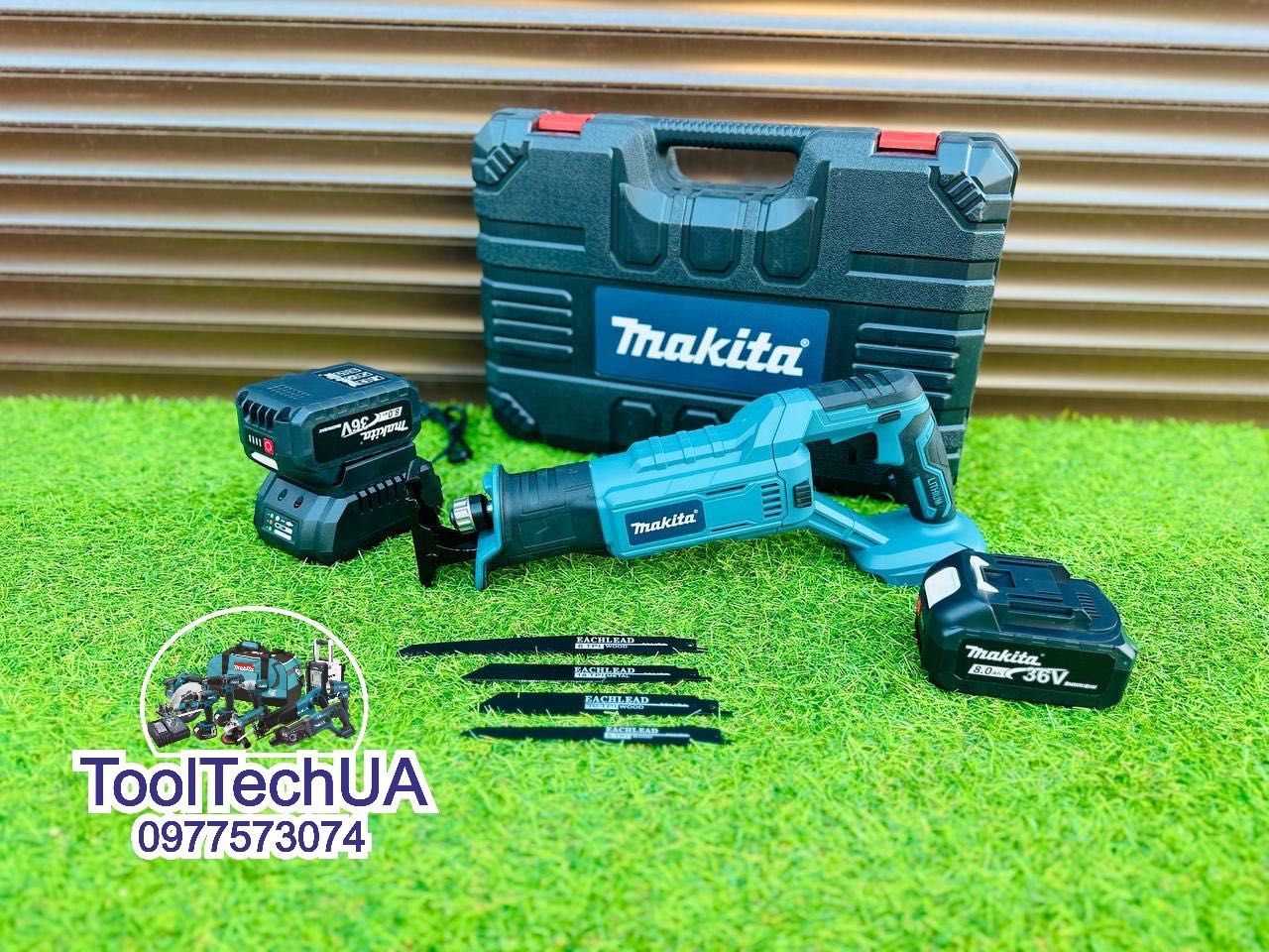 Аккумуляторная Сабельна пила Makita DJR186 Шабельна пилка 36V/8Ah