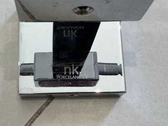 Cabide duplo para banheiro cromado NK Porcelanosa