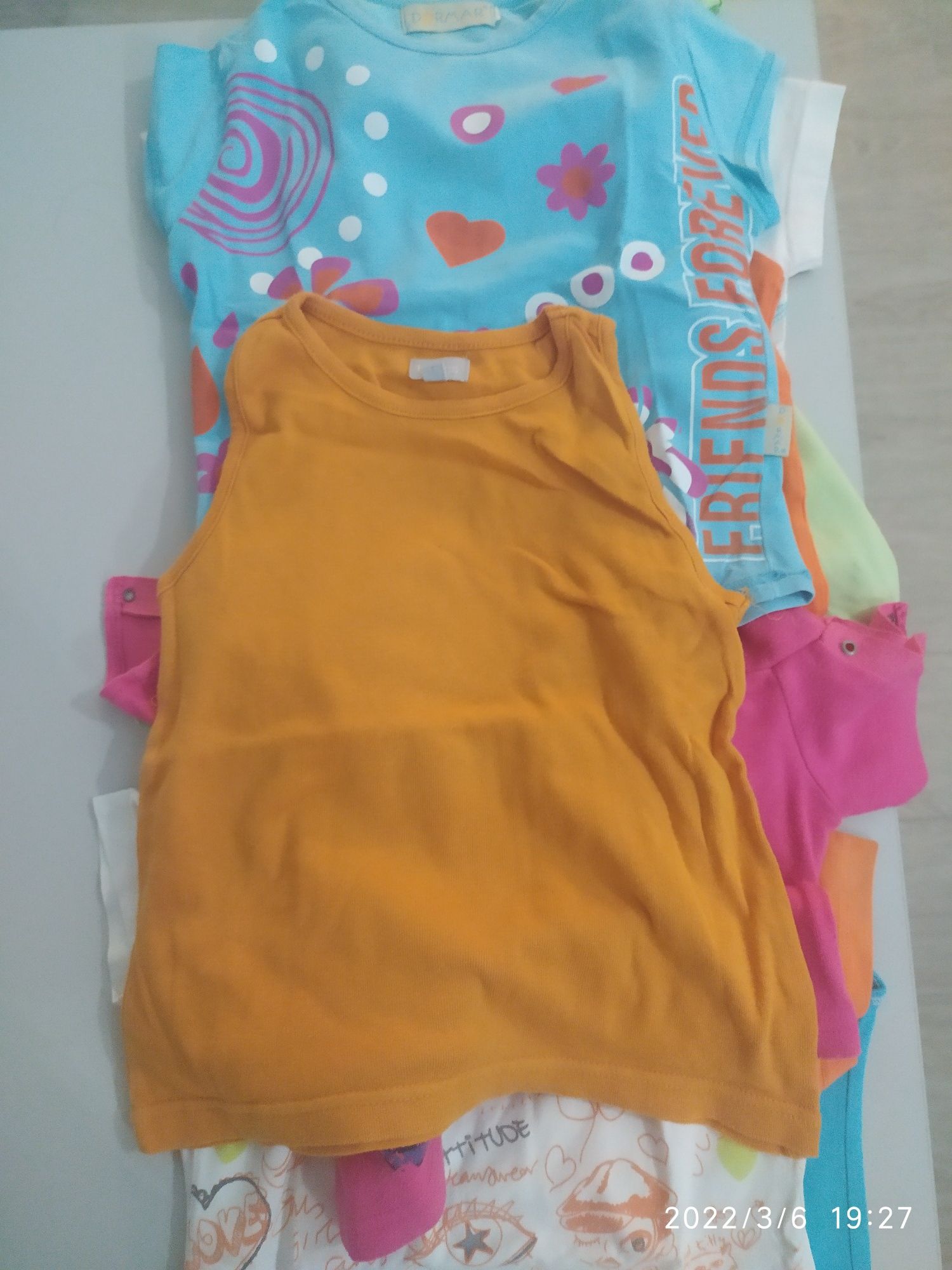 T-shirts menina 4/6 anos