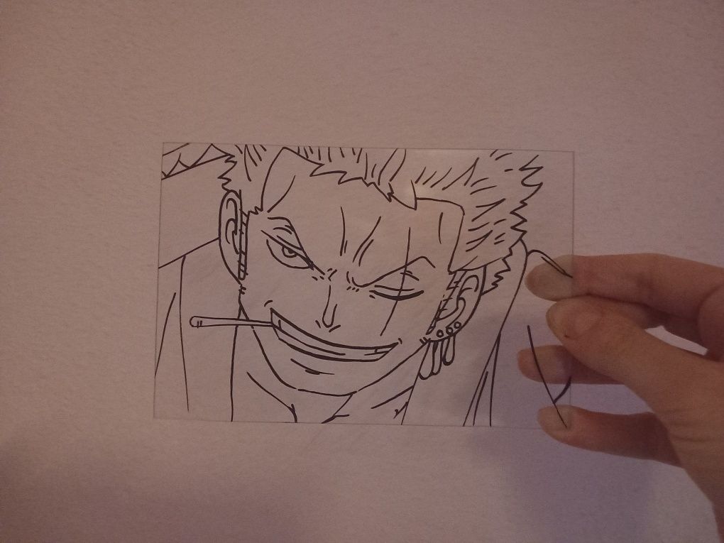 Roronoa Zoro - One Piece - Pintura em vidro personalizável