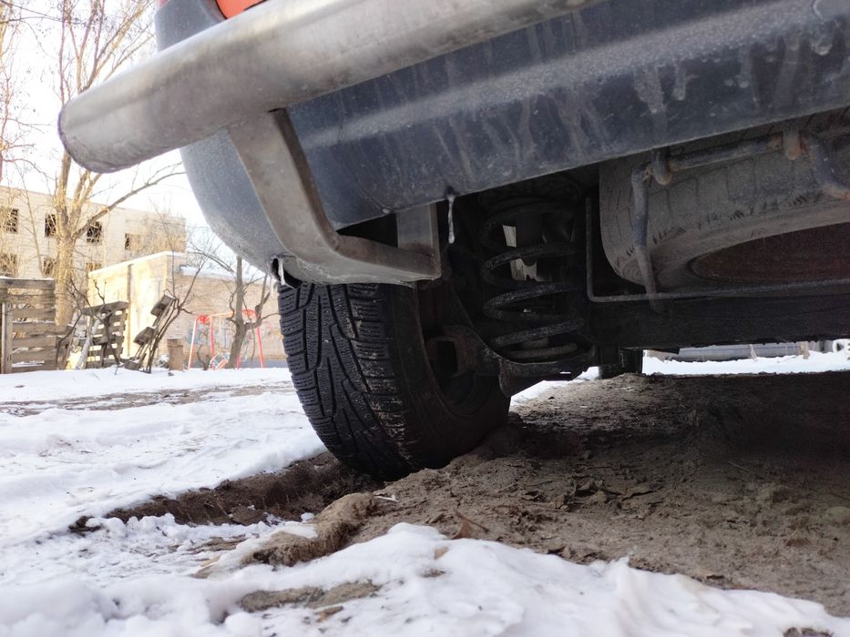 Защита заднего бампера, на Renault kango 2