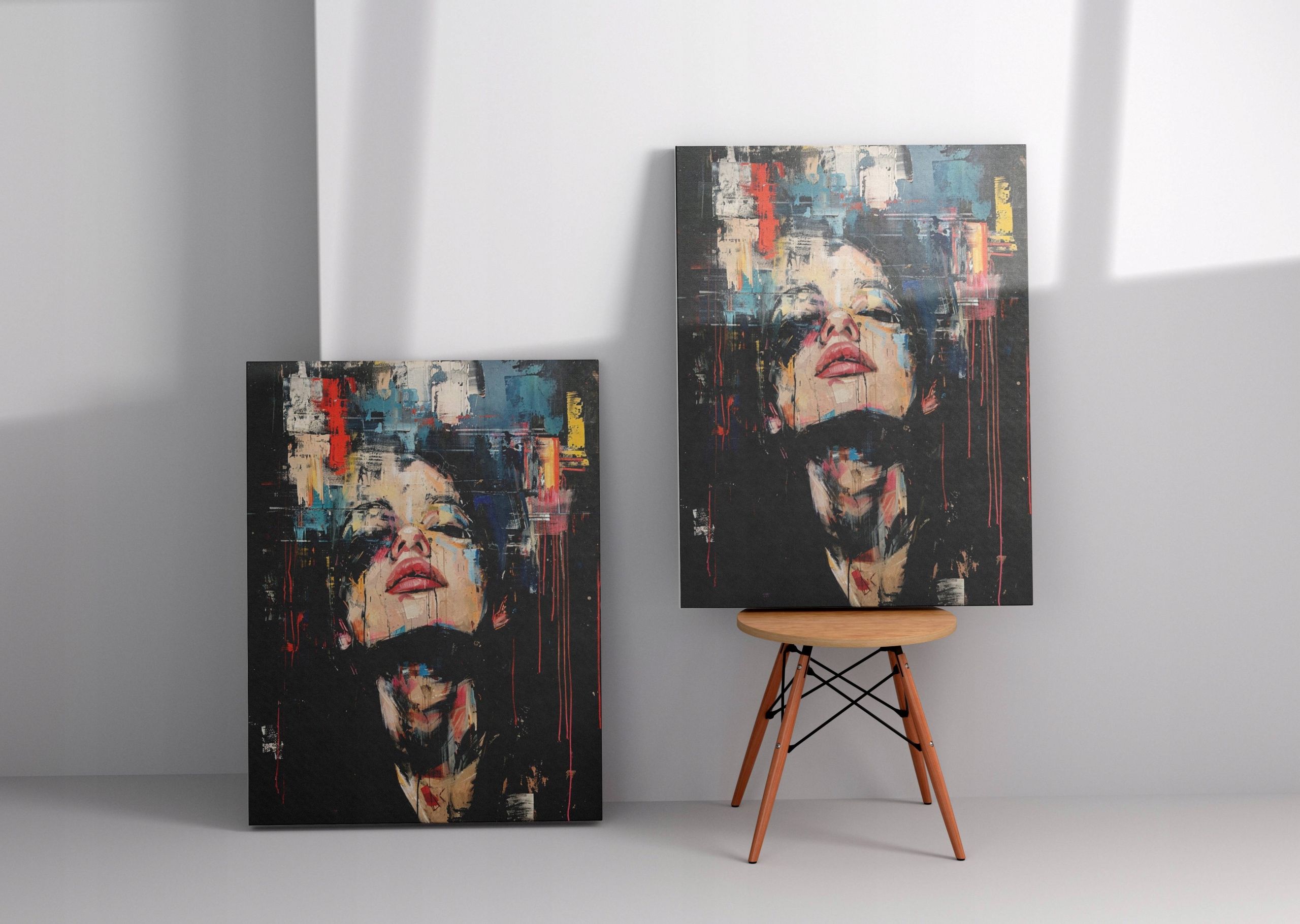 Obraz na płótnie Kobieta sztuka nowoczesna do domu pokoju salonu 45x60