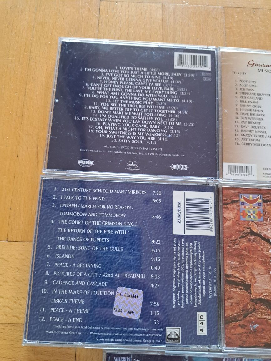 Zestaw CD Barry White Ederlezi Kenny Indians Crimson