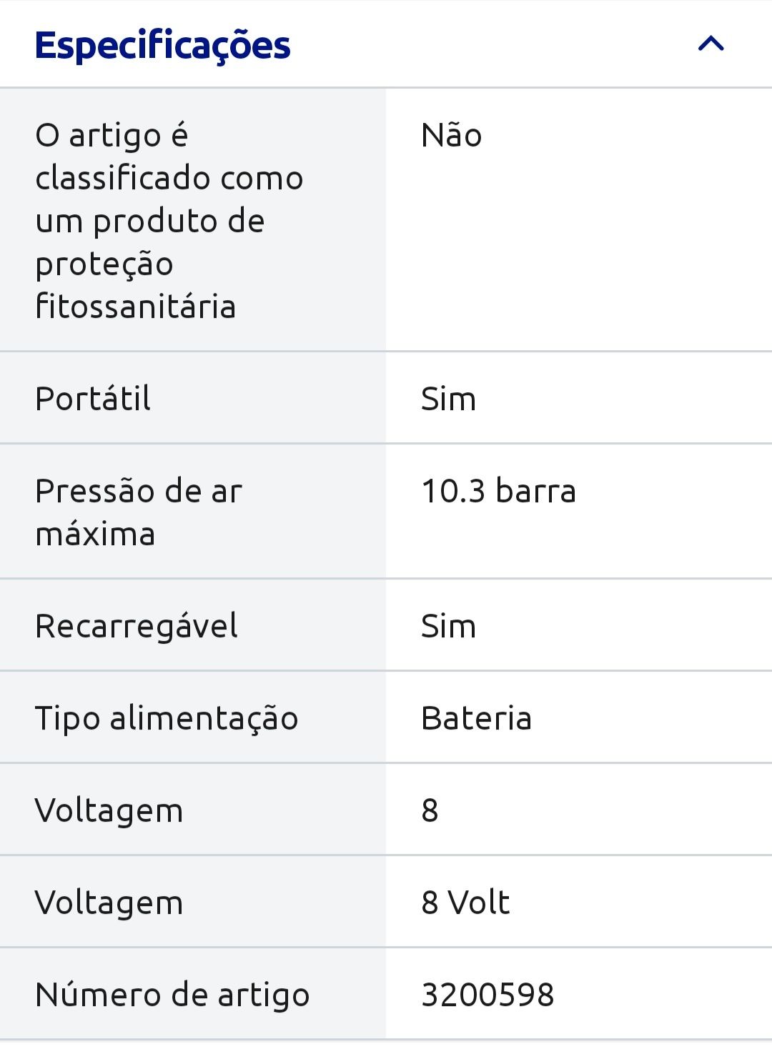 Bomba eletrica de ar