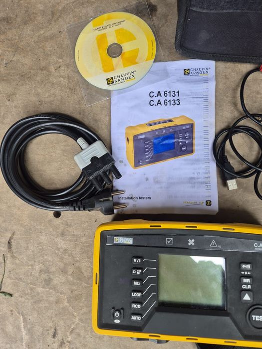 Wielofunkcyjny Tester/Miernik instalacji C.A 6133