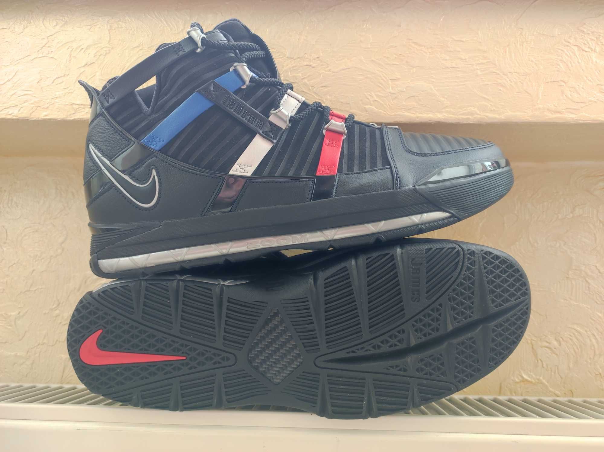 ОРИГІНАЛ 100%! Кросівки Nike LeBron Zoom III Barbershop DO9354-001